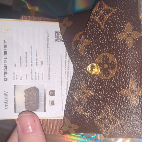 Authentic Louis Vuitton upcycled bag charm with COA - Picture 2 of 4